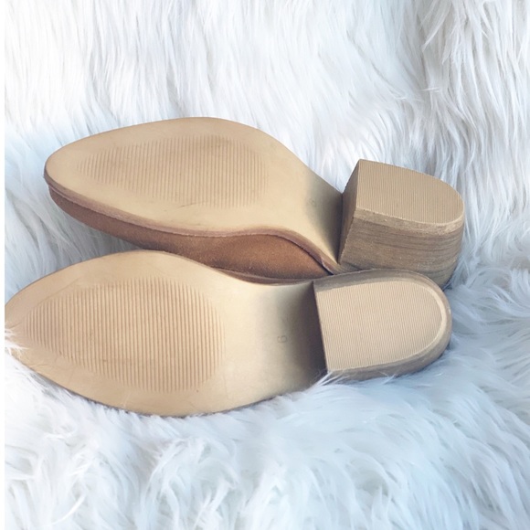 Splendid Symphony Tobacco Suede Stacked Heel Mule - Picture 7 of 7